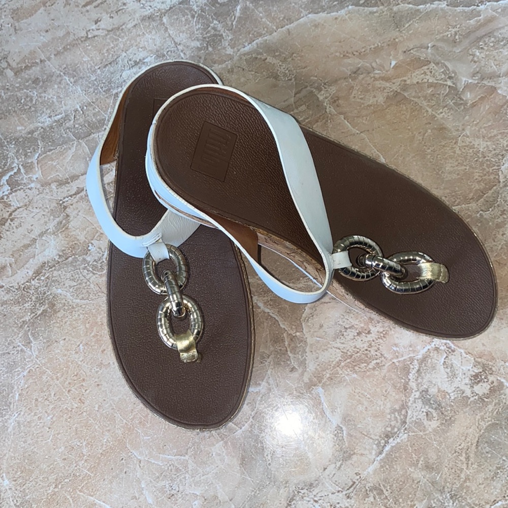 Fitflop Superchain Imi Lea Toe-Post Flip Flops